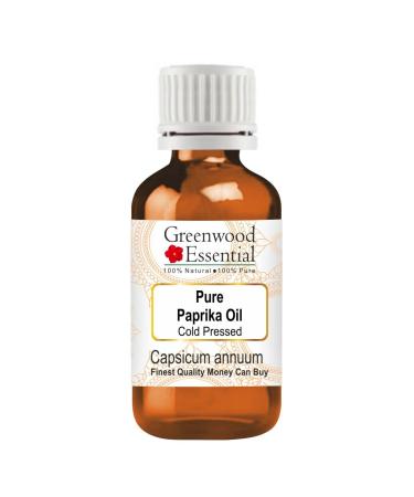 Greenwood Essential Pure Paprika Oil (Capsicum annuum) Natural Therapeutic Grade Cold Pressed 15ml (0.50 oz)