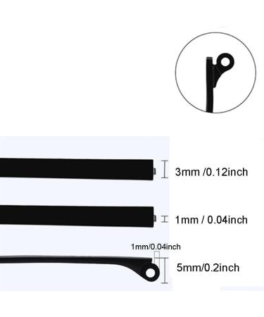 Qyajs Metal Replacement Glasses - Clear Legs Brackets Screws & 3-in-1 Screwdriver | International Shipping - Buy Online on GoSupps.com