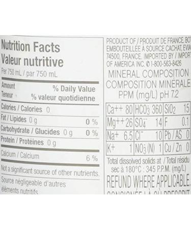 evian natural spring water 750ml Bottles 12 Pack 750 ml (Pack of 12) - Buy Online on GoSupps.com