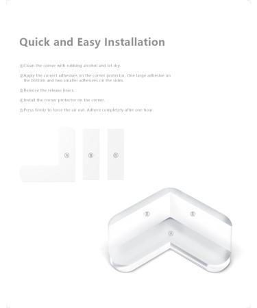 Buy Transparent Baby Corner Protectors - 16 Piece Edge Safety Set for Right Angles | Shop Internationally - Buy Online on GoSupps.com