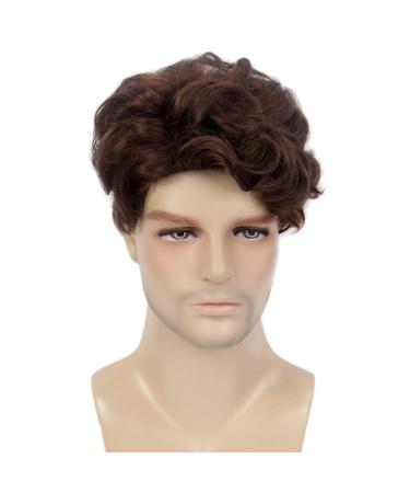 STfantasy Men Wigs - Layered Wavy Fluffy Cosplay Wig for Parties (Light Brown) - International Shipping - Buy Online on GoSupps.com