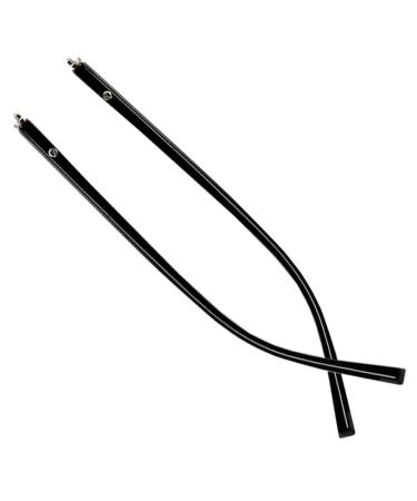 OQCEHA glasses arm replaced brilliant arm glasses replacement bracket glasses accessories 1 pair of plastic glasses-broth-brass replacement bars light black