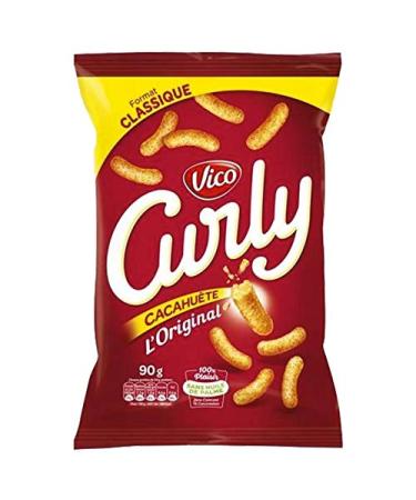 Vico Curly Cacahuètes 90g (lot de 8)