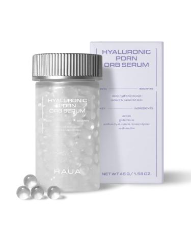 HAUA Hyaluronic PDRN 30 000 ppm Orb Serum Salmon DNA PDRN Korean Skincare Anti-Aging Skin Repair Firming Deep Hydration Radiance Booster Wrinkle Care Stocking Stuffers | 1.58 oz