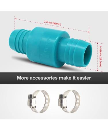 1 1/8 inch Marine Bilge Pump Check Valve - Non Return In-line One Way Valve - Buy Online on GoSupps.com