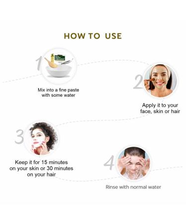 Buy Indus Valley Natural Organic Multani Mitti Powder | Pure Herbal Face Pack for Glowing Skin - International Shipping Available - Buy Online on GoSupps.com