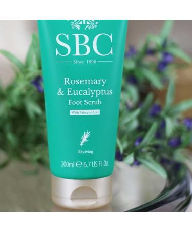 SBC Skincare Foot Cream with Rosemary & Eucalyptus | 200ml - Soften Feet & Reduce Hardness | Peeling Cream for Ultimate Foot Care - Buy Online on GoSupps.com