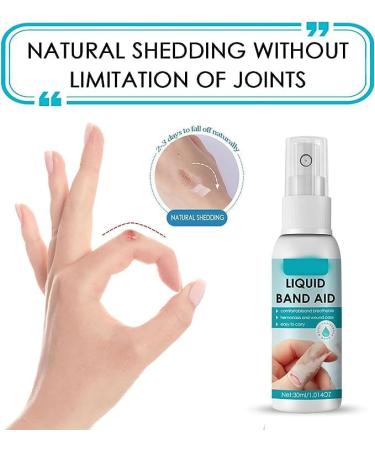 30ml Liquid Bandage Spray - Waterproof, Quick-Dry & Breathable - Buy Online on GoSupps.com