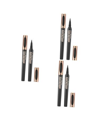 Angoily 6 Pcs Makeup Eyeliner Black Waterproof Eyeliner Household Eyeliners Makeup Pens Lasting Cosmetics 1 count (Pack of 1) As Shownx3pcs