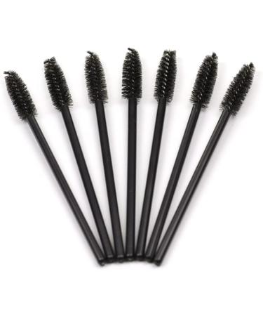 100 Pieces Black Disposable Mascara Wands Eyelash Brushes Eyebrow Spoolie Brush Cosmetic Kit - Buy Online on GoSupps.com