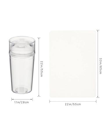 Beaupretty Clear Nail Stamp Kit - French Nail Stamper & Silicone Jelly Nail Art for DIY Manicure (Transparent) - International Shipping - Buy Online on GoSupps.com