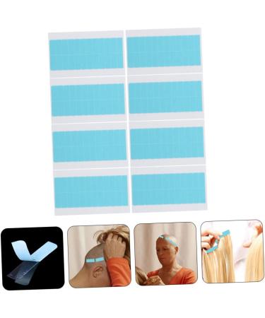 DRESSOOS 8 Sheets Seamless Hair Extensions Blotting Paper for Oily Skin Double Sided Adhesive Tape Hair Ties for Women Double Sided Sticky Tape Lace Tape Women's Wig Pu Front Lace - Buy Online on GoSupps.com