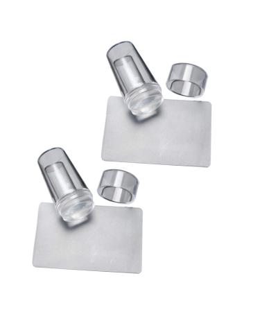 Osaladi 2 sentences Stamp set for nail art silicone stamp nail blinds gelnagellack manicure tools nail dance accessories jelly stamp nail stamp diy-kits deliveries homemade