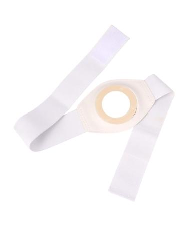 EXCEART 2pcs Stoma Hernia Belts Colostomy Bag Belt Ostomy Belt Support for Colostomy Ileostomy Urostomy Breathable Fabric Postoperative Band Beige