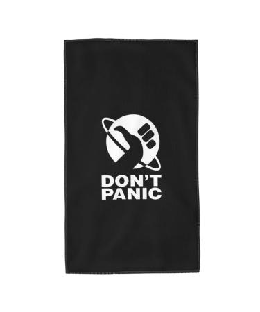 Pmftryuer Don't Panic Washcloths - 27.5 X 16 Inches - Quick Drying - Ultra Soft Highly Absorbent Bathroom Wash Clothes - Use As Bath  Spa  Facial  Premium Fingertip Towel