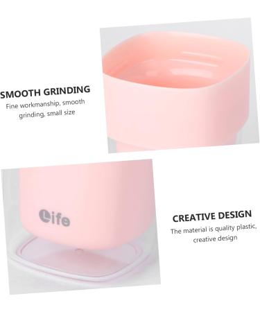 Beaupretty Portable Travel Toothbrush Cup - Compact Washing Storage Case - Pink 20.6x7.3cm - Ideal for International Shipping - Buy Online on GoSupps.com