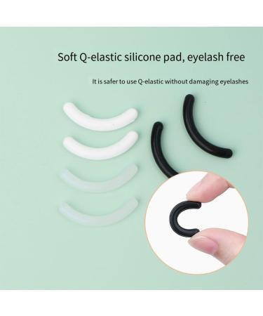 rongweiwang 10piece Wide Application Eyelash Curler Replacement Refill Pads Soft And Durable Safety And Reliable Silica Gel Curved Blue - Buy Online on GoSupps.com