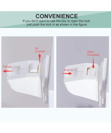 Magnetic Cabinet Locks Child Safety Kit - 16 Locks & 3 Keys for Drawers and Cabinets - Kitchen Baby Proofing Solution - Buy Online on GoSupps.com