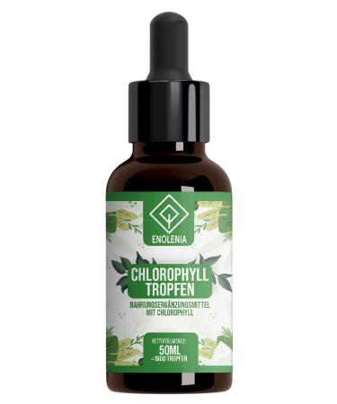 ENOLENIA chlorophyll drops made of high -dose plant alfalfa normal fat metabolism - weight loss & natural plant extract with optimized formula & free of additives 50 ml