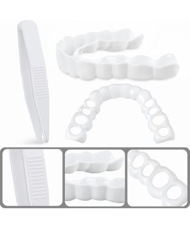 Buy Immediate Veneer Prostheses | Fake Teeth for a Perfect Smile | Jagged Tooth Set with Mini Tweezers - 5 Pieces for Men & Women - Buy Online on GoSupps.com