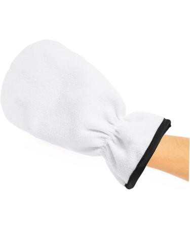 SOESFOUFU 1 Pair Maintenance Essential Oil Gloves Body Scrubbing Gloves Body Scruber Warm Nail Art Hand Gloves Parrafin Wax Hot Moisturizing Gloves Spa Gloves Mittens Magnifier White Flannel 29.00X16.00X1.00CM - Buy Online on GoSupps.com