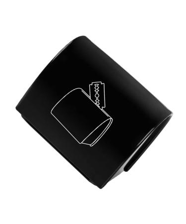 Ciieeo 1 piece of cardboard razor box razor box razor bucket safety razor blade razor case for razor blade holder disposal case blades case iron disposal storage