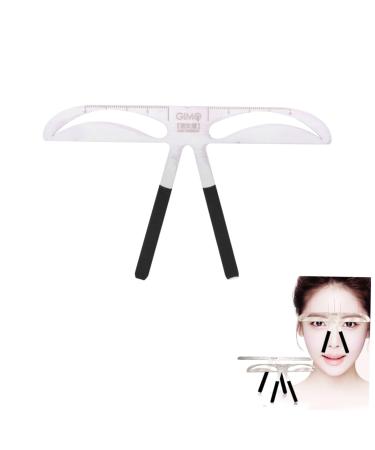 FOMIYES Eye Brow Shaping Kit Eyebrow Shaper Stencil Eyes Eyebrow Stencil Kit Mold Modeling Balance Ruler