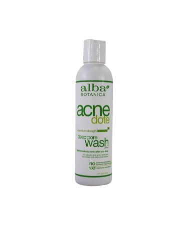 Alba Botanica Acnedote Deep Pore Wash 6 oz - Effective Acne Treatment & Deep Cleansing Face Wash - International Shipping Available - Buy Online on GoSupps.com