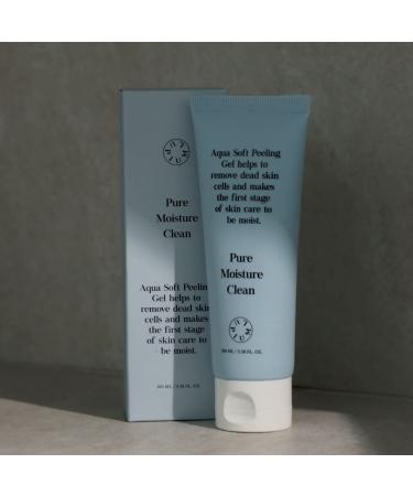 LU'PIUM Aqua Soft Peeling Gel - Dead Skin cell Remover Face Scrub for Sensitive Skin with natural ingredients - 8 types of hyaluronic acids Glyceryl Clucoside Seaweed extract Rice extract 3.38 Fl. Oz - Buy Online on GoSupps.com