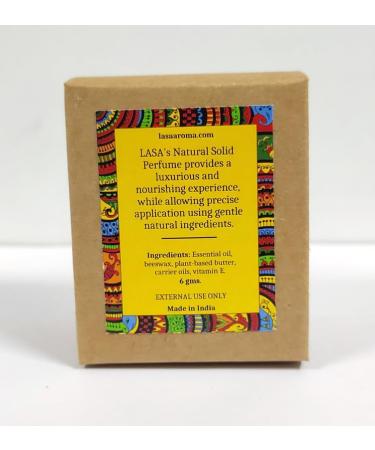 ANANYA FASHION & CRAFTS HUB Chocolate Natural Solid Perfume Beeswax Long Lasting Body Fragrance Balm Solid State Eau De Perfum in Wooden Jar 6 gm - Buy Online on GoSupps.com
