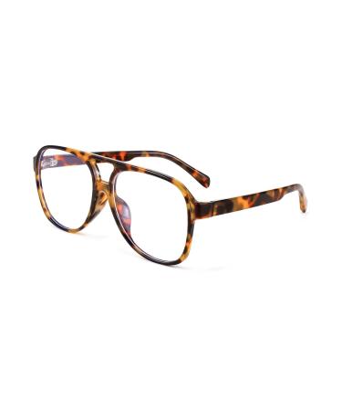 Feizedy retro 70s 80s blue light filter glasses Women without strength computer glasses men blue light blocking glasses pc gaming glasses b2888 turtle frame 60 millimeter - Buy Online on GoSupps.com