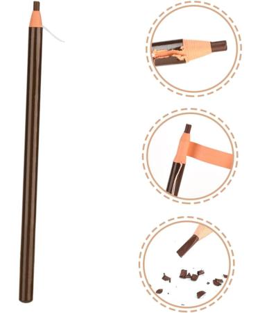  Gogogmee Eyebrow Pencil Brown Waterproof and Sweating Eyebrow Easy Use Tearable Lead Sharpener - Buy Online on GoSupps.com