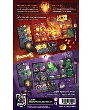 Dice Throne S1 Rerolled Box 3 Pyromancer vs. Shadow Thief - ROX638 - Buy Online on GoSupps.com