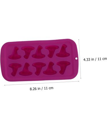 HOMSFOU 6 Pcs Silicone Chocolate Mold Silicone Baking Halloween Fondant Halloween Chocolate Polymer Clay Molds Jelly Molds Desserts Molds Bath Purple Silica Gel Tool Multifunction 21X11X2CMx3pcs Purplex3pcs - Buy Online on GoSupps.com