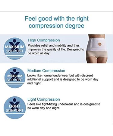 Corsinel Stoma Belt with Reinforcement Plate - Support for Hernia & Stoma | Seamless Stretch Material | 2XL XXL - Best Stability & Comfort - Buy Online on GoSupps.com