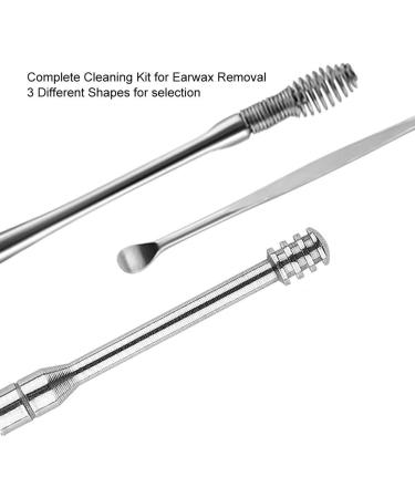 PENCHEN 6PCS Stainless Steel Ear Wax Removal Kit - Ear Pick Cleaner Tool Set for Ear Care Cleaning - Buy Online on GoSupps.com