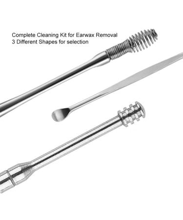 6PCS Stainless Steel Ear Wax Removal Kit - Ear Wax Remover Picks for Ear Care - Buy Online on GoSupps.com