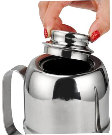 Zerodeko 2pcs Olive Oil Dispenser Bottle Oil Spout Bottle Cruet Salad Dressing Bottle Sauce Dispenser Olive Oil Bottle Stainless Steel Oil Vinegar Cruet Oil Container Metal Pour The Oil Pot 18*9.2*13cmx2pcs As Shownx2pcs - Buy Online on GoSupps.com