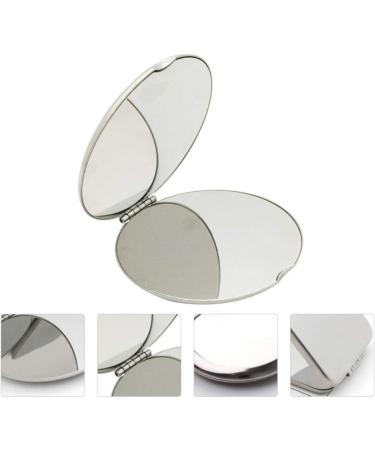 Minkissy Handbag Round Compact Cosmetic Mirror Double-Sided Travel Cosmetic Mirror Bag Hand Mirror Changing Mirror for Money Foldable Carry Bag - Buy Online on GoSupps.com