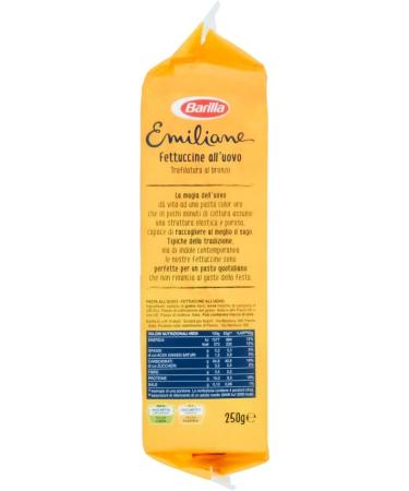  Italian Gourmet E.R. Barilla Pasta all' Uovo Le Emiliane Fettuccine Lot de 3 p tes aux ufs 250 g + polpa italien Gourmet 400 g - Buy Online on GoSupps.com