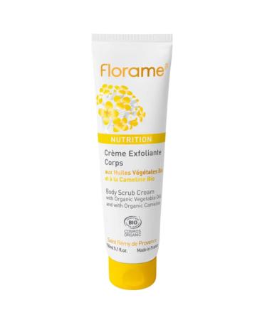 Florame Voeding Organic Exfoliating Body Cream 150ml For Normal Skin