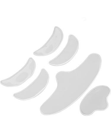 Face Wrinkle Patches 6 Pieces Silicone Facial Pad Set Include Eye Patch Forehead Patch Chin Patch Reusable Anti Aging Pad to Reduce Fine Lines Frown Lines Smile Lines - Buy Online on GoSupps.com