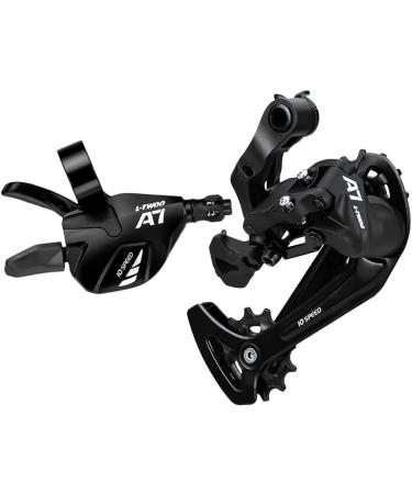 Bibike 10 Speed MTB Groupset with KMC X10 Chain and 11-50t Cassette - Silver 1x10 Speed Rear Derailleur & Shifter Kit - Buy Online on GoSupps.com