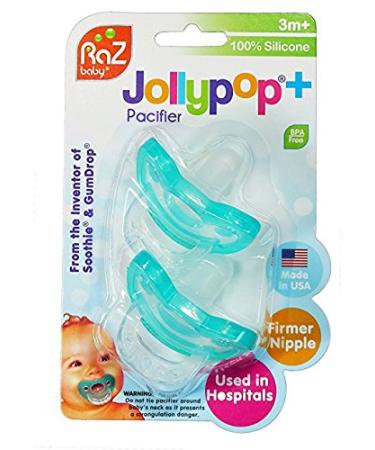 Razbaby JollyPop Baby Pacifier 3+ Months 8 Pack - Teal - Buy Online on GoSupps.com