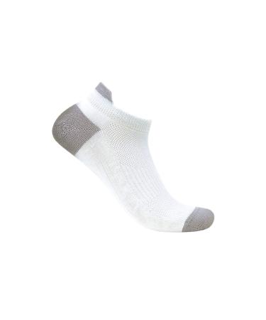 Orthofeet Low Cut Non-Binding Non-Constrictive Circulation Seam Free White Socks 3 Pack Women's 10.5-13/Men's 9-11.5 White - Buy Online on GoSupps.com