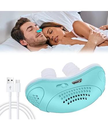 Mint Green Anti Snoring Devices Upgraded Snore Stopper with Wind Speed Double Eddy Current Snoring Solution for All Nose Shapes Men & Women