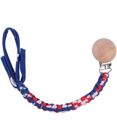 Buy GLASSNOBLE Beech Wood Pacifier Chain | Woven Cotton Clips & Nipple Holder | Durable & Stylish Baby Essentials  - Buy Online on GoSupps.com