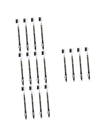 FRCOLOR 16 Pcs Two-in-one Eyebrow Pencil Makeup Sharpener Eyelash Tool Pull Line Eyebrow Pencils Girl Pretty