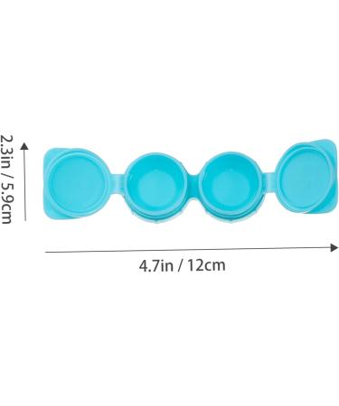 Homsfou 14th Double Glasses Case & Mini Contact Lens Container - Cleaning Kit with Mirror - Perfect Travel Solution for Eye Lenses - Buy Online on GoSupps.com