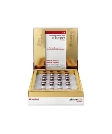 Cellcosmet Ultra Cell Intensive Skin Treatment - Revitalizing and Firming Daily Anti-Aging Treatment (12 Vials 0.03 oz)